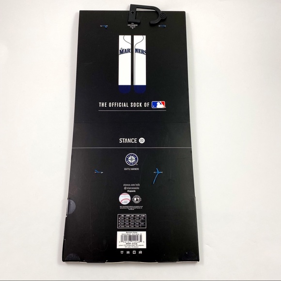 Stance MLB Seattle Mariners Home Crew Socks 6-8.5 - Picture 3 of 5